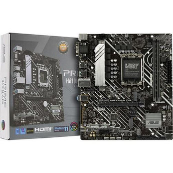 Сист.плата ASUS PRIME H610M-A D4-CSM, Z610, 1700, 2xDIMM DDR4, PCI-E x16, PCI-Ex1, 2xM.2, SATA, D-SUB, DP,