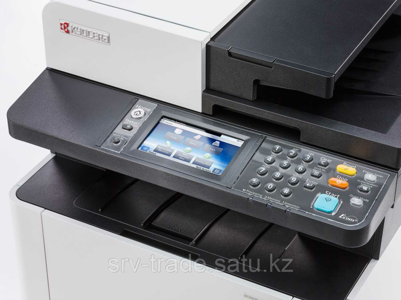 Түрлі-түсті к шірме-принтер-сканер-факс Kyocera M5526cdn (А4,26 бет/мин,1200 нүкте/дюйм,512 - фото 2 - id-p116143159