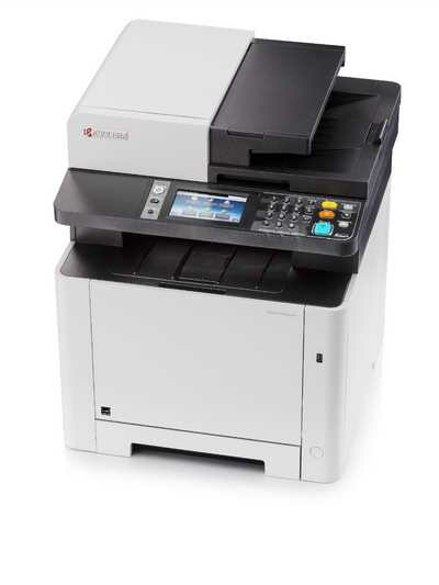 Түрлі-түсті к шірме-принтер-сканер-факс Kyocera M5526cdn (А4,26 бет/мин,1200 нүкте/дюйм,512 - фото 4 - id-p116143159