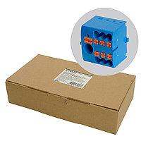 Зажим блочный (групп) для распред. тока нагрузки push-in на 6 точек, сеч 2,5 мм2, 690V,41А, LD580 PTFIX