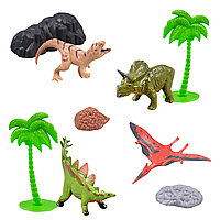 Nature Expolre: Dinosaur. Фигурки животных - Время динозавров 4 шт C