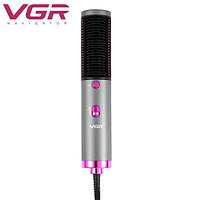 Фен-щетка, выпрямитель для волос VGR V-417, серый 800w