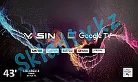 НОВИНКА 2024! Smart Телевизор Yasin 43G11 Android 11.0 с гол. поис HDR