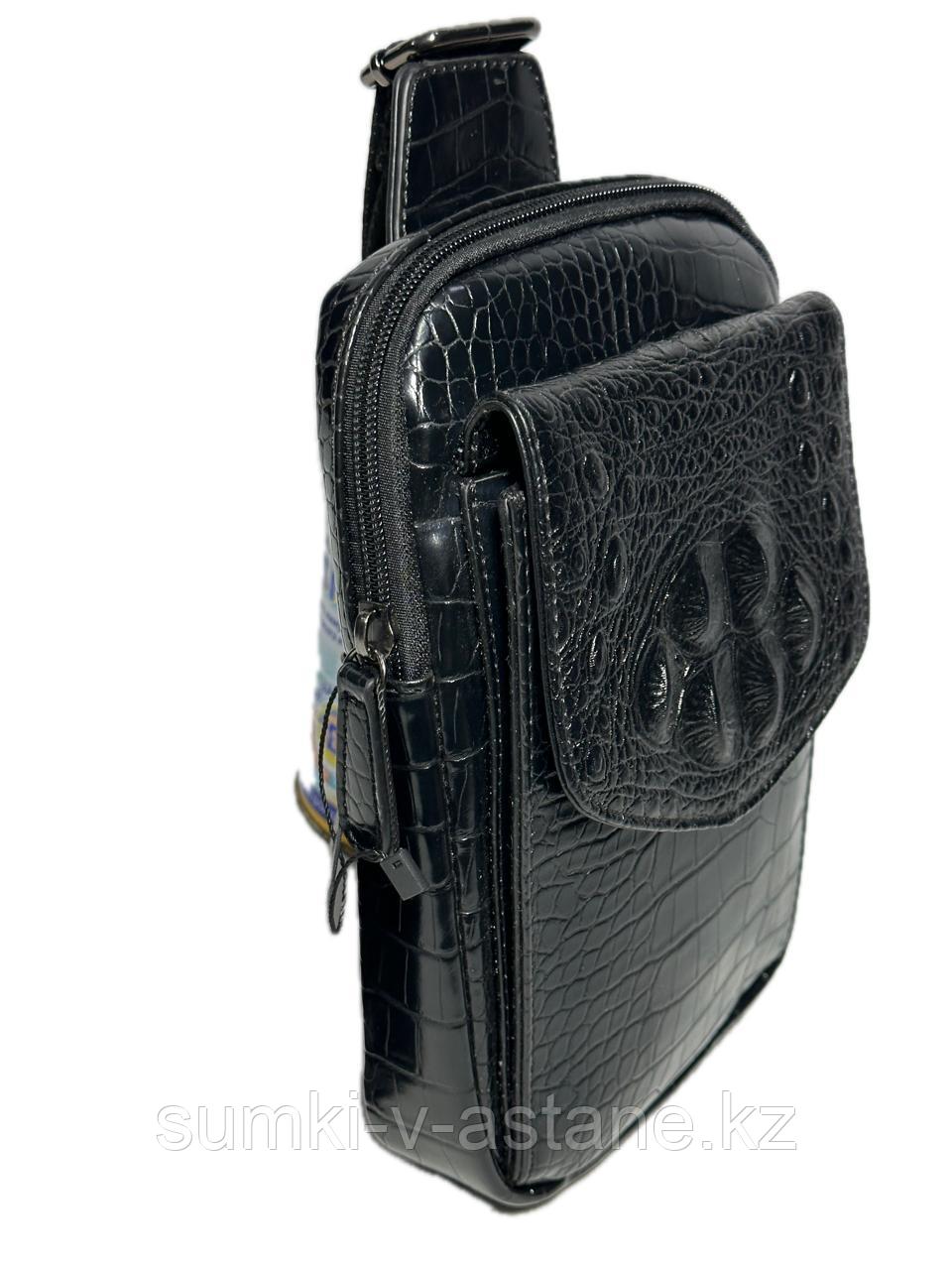 Нагрудная сумка- слинг "Cantlor" для мужчин (высота 24 см, ширина 15 см, глубина 4 см) - фото 2 - id-p88361071