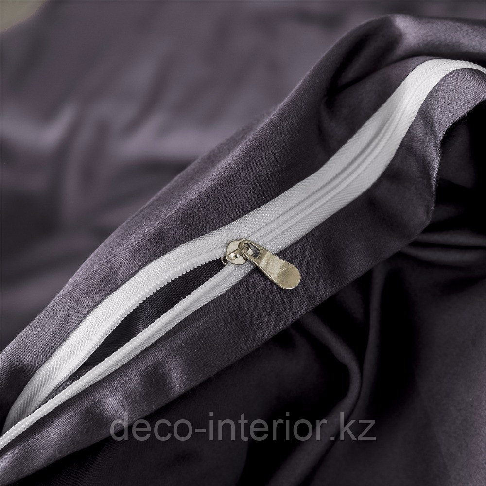 Комплект сатинового постельного белья king-size двуспальный однотонный - фото 10 - id-p95525529