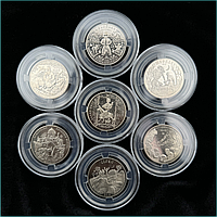 Набор монет серии "Сказки народа Казахстана" (7 монет в капсулах без упаковки)