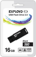 USB флэш-накопитель Exployd 16GB 560 Black, шт