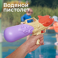 Водный пистолет с дельфином оранжевый