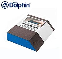 Шлифовальная губка Blue Dolphin 110*65*25 мм Зерно 150 ( с одним скошенным краем )