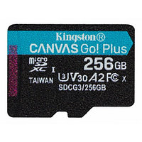 256 ГБ Карта памяти microSDXC Kingston Canvas Go Plus (SDCG3/256GBSP) черный