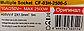 Удлинитель сетевой CF-03H-2500-5 на 3 розетки (гнезда), 5 метров, 2*1,0 мм, фото 4