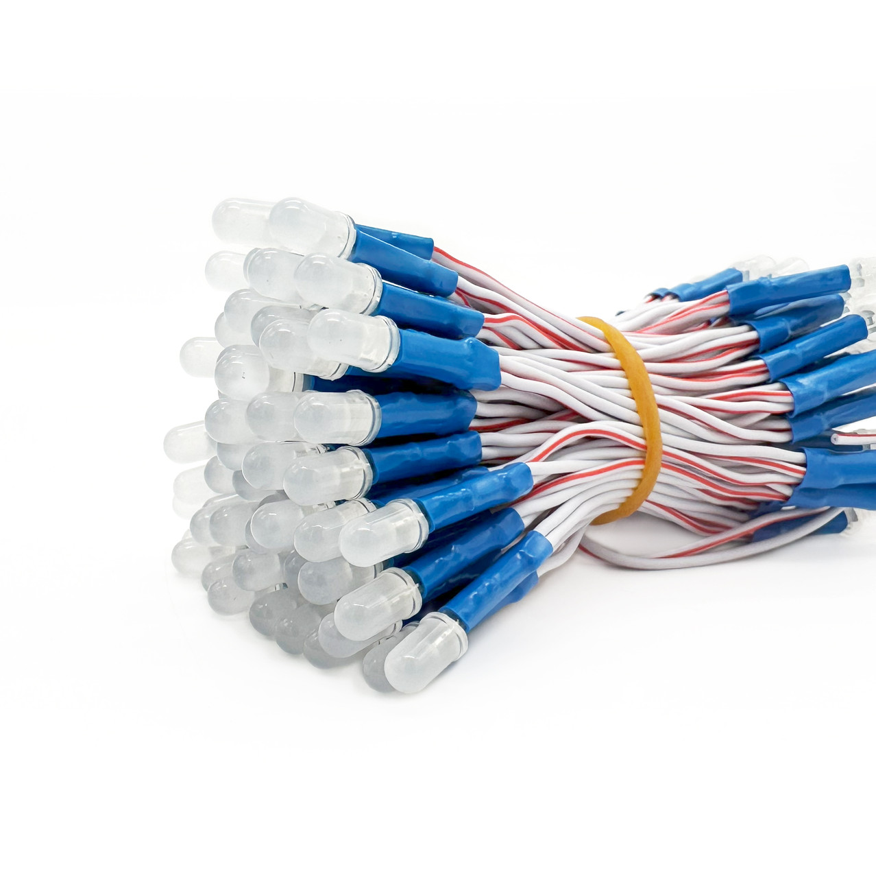 Светодиод 5mm 12V СИНИЙ IP20 (кратно 100)