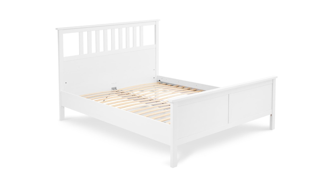 Кровать двуспальная КЫМОР 160х200 см, белая, фото 1