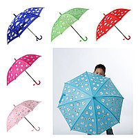 Детский красочный зонт меняющий цвет (в ассортименте)