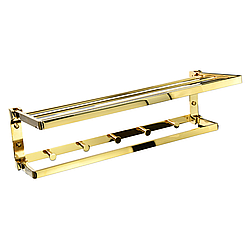 GL097 Полотенцедержатель, золотистый