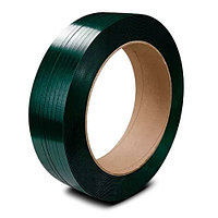 Упаковочная лента полиэстеровая ПЭТ 12 мм х 0,6 мм (2500 м) зеленая