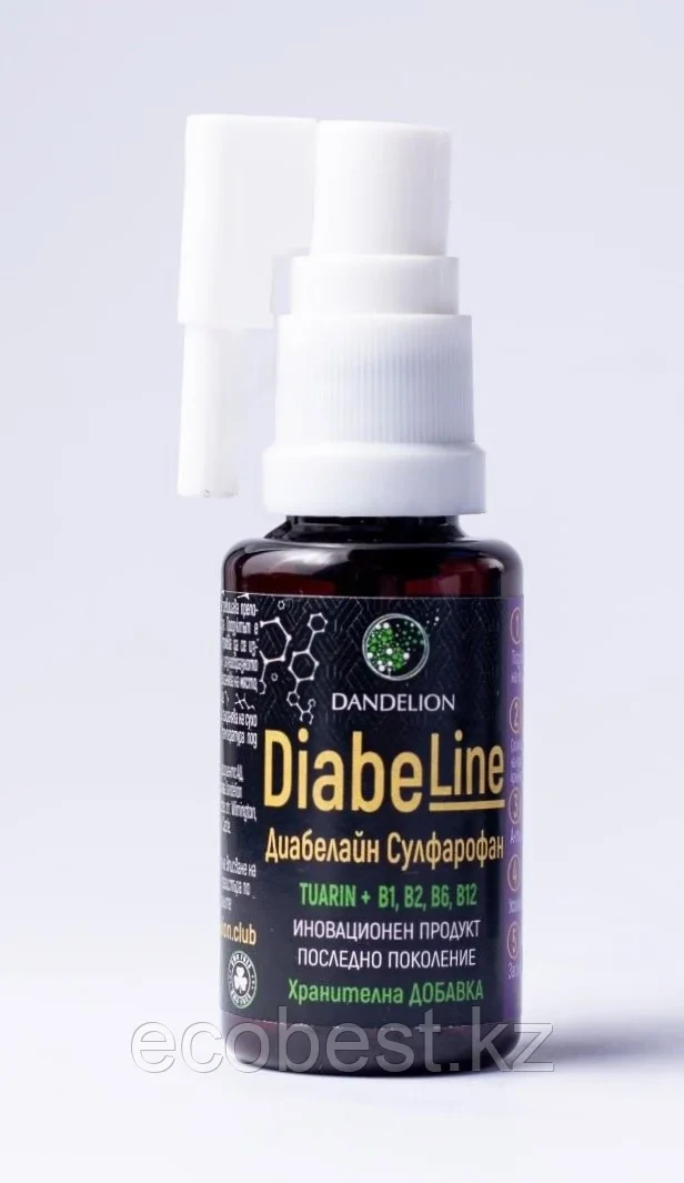 Для поддержания уровня сахара ДиабеЛайн (Diabe Line), спрей, оригинал, Dandelion