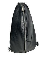 Мужская нагрудная сумка-слинг"Cantlor", через плечо (высота 30 см, ширина 17 см, глубина 5 см)