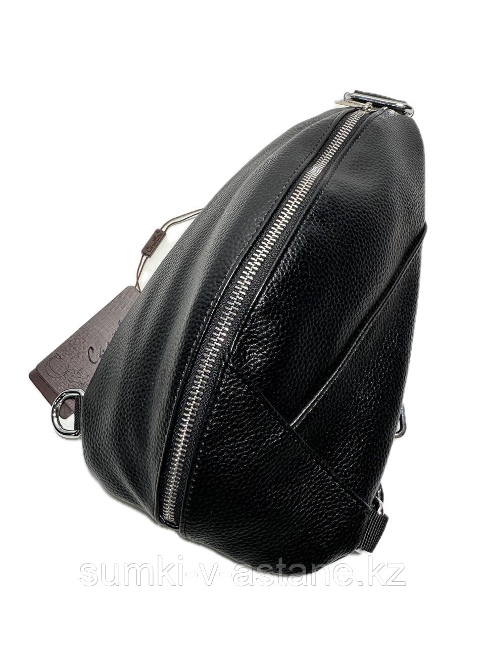 Мужская нагрудная сумка-слинг"Cantlor", через плечо (высота 30 см, ширина 17 см, глубина 5 см) - фото 4 - id-p77705344