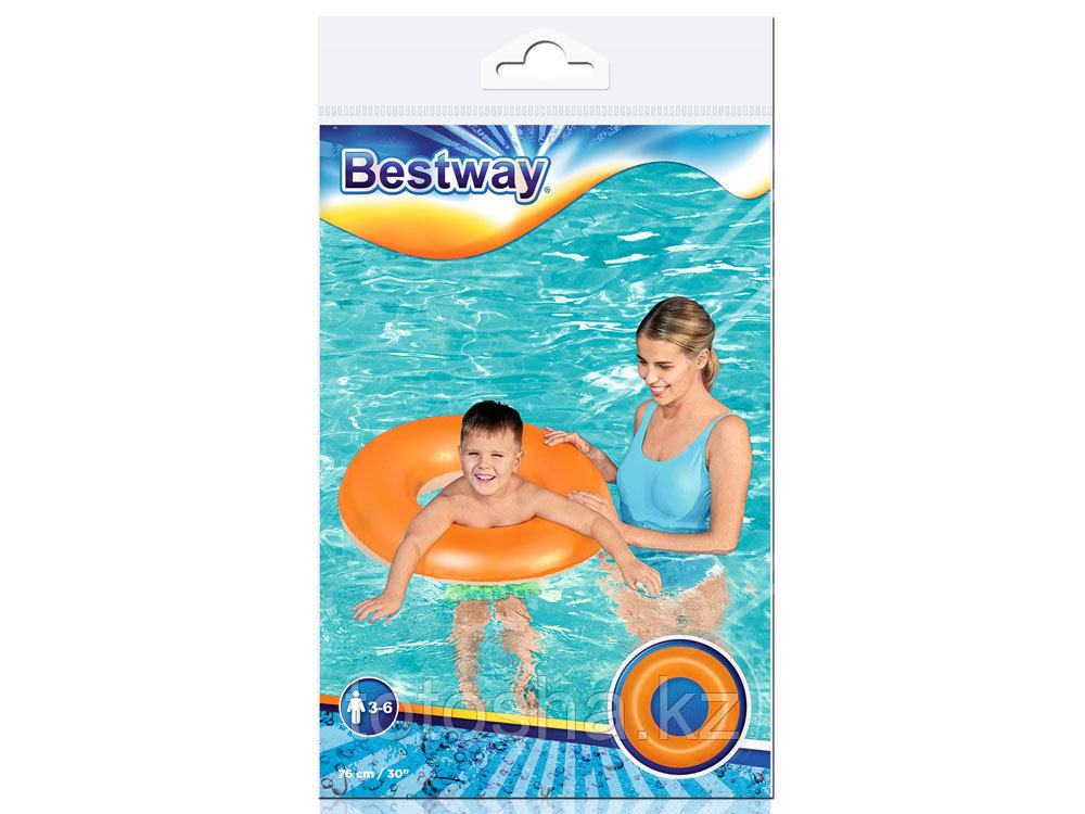 Надувной круг "Неоновый" 76см на 3-6 лет, Bestway 36024