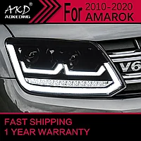 Передние фары на VW Amarok 2010-21 тюнинг FULL LED