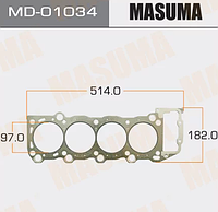 MD-01034 Прокладка ГБЦ MASUMA, 2TZ графит (1,60 мм)