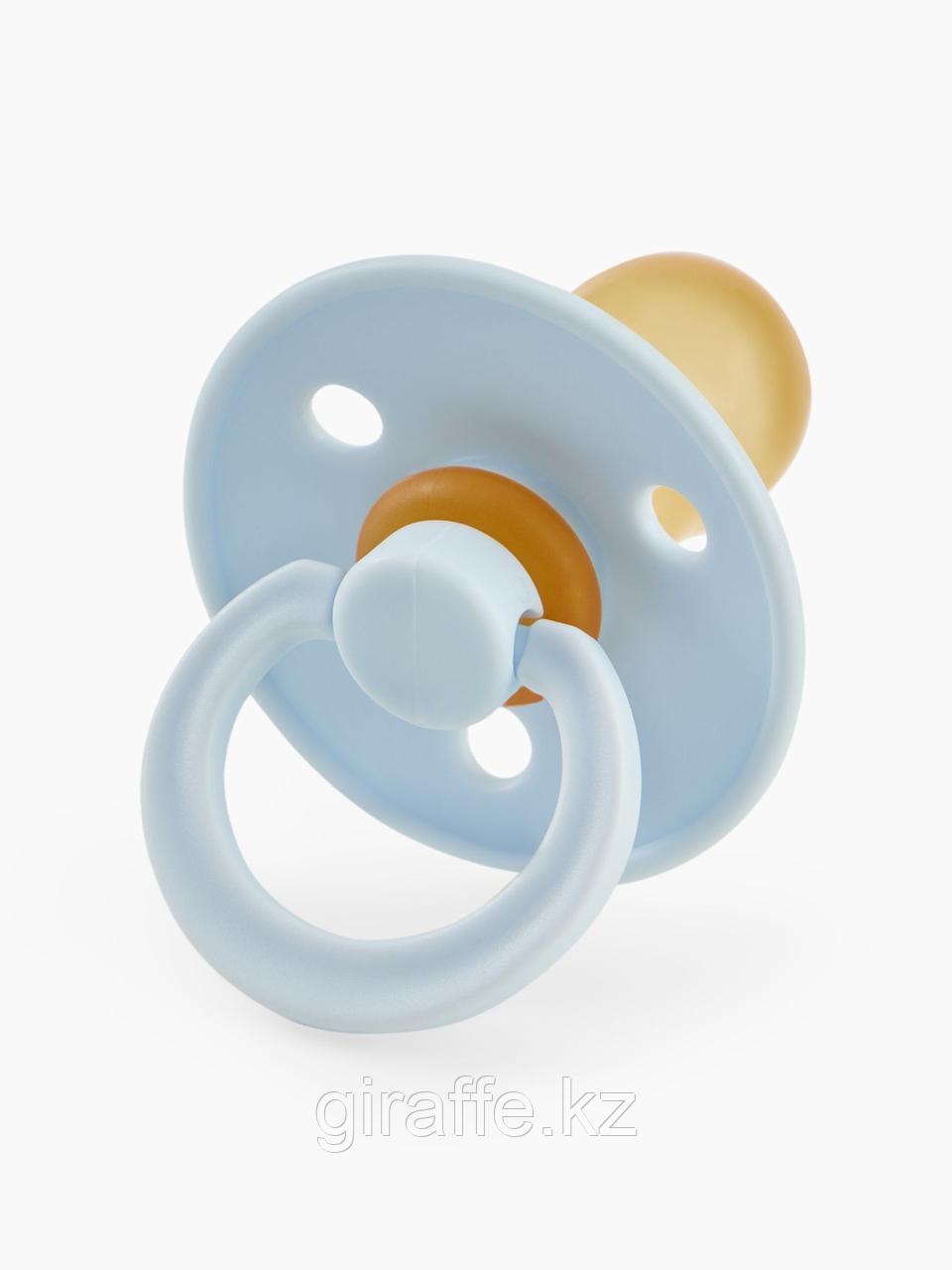 Happy Baby Соска-пустышка латексная, вишня, 6-18м. голубой Арт. 13039, фото 1