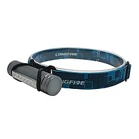 Светодиодный налобный фонарь BL T811 6, Power Bank, 6 LED, 3 режима, серебристый