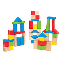 Hape: Деревянный конструктор "Кубики и блоки"