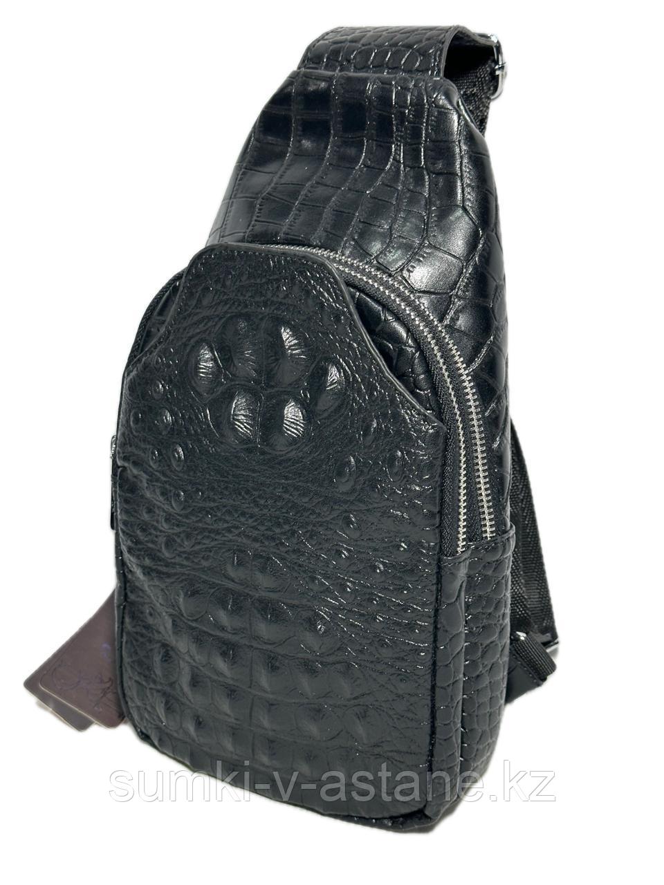 Мужская нагрудная сумка-слинг "Cantlor", через плечо (высота 30 см, ширина 16 см, глубина 6 см) - фото 1 - id-p77707155