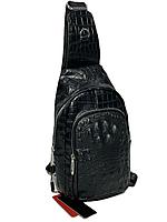 Нагрудная сумка-слинг "Cantlor", мужская, через плечо. Высота 29 см, ширина 16 см, глубина 6 см.