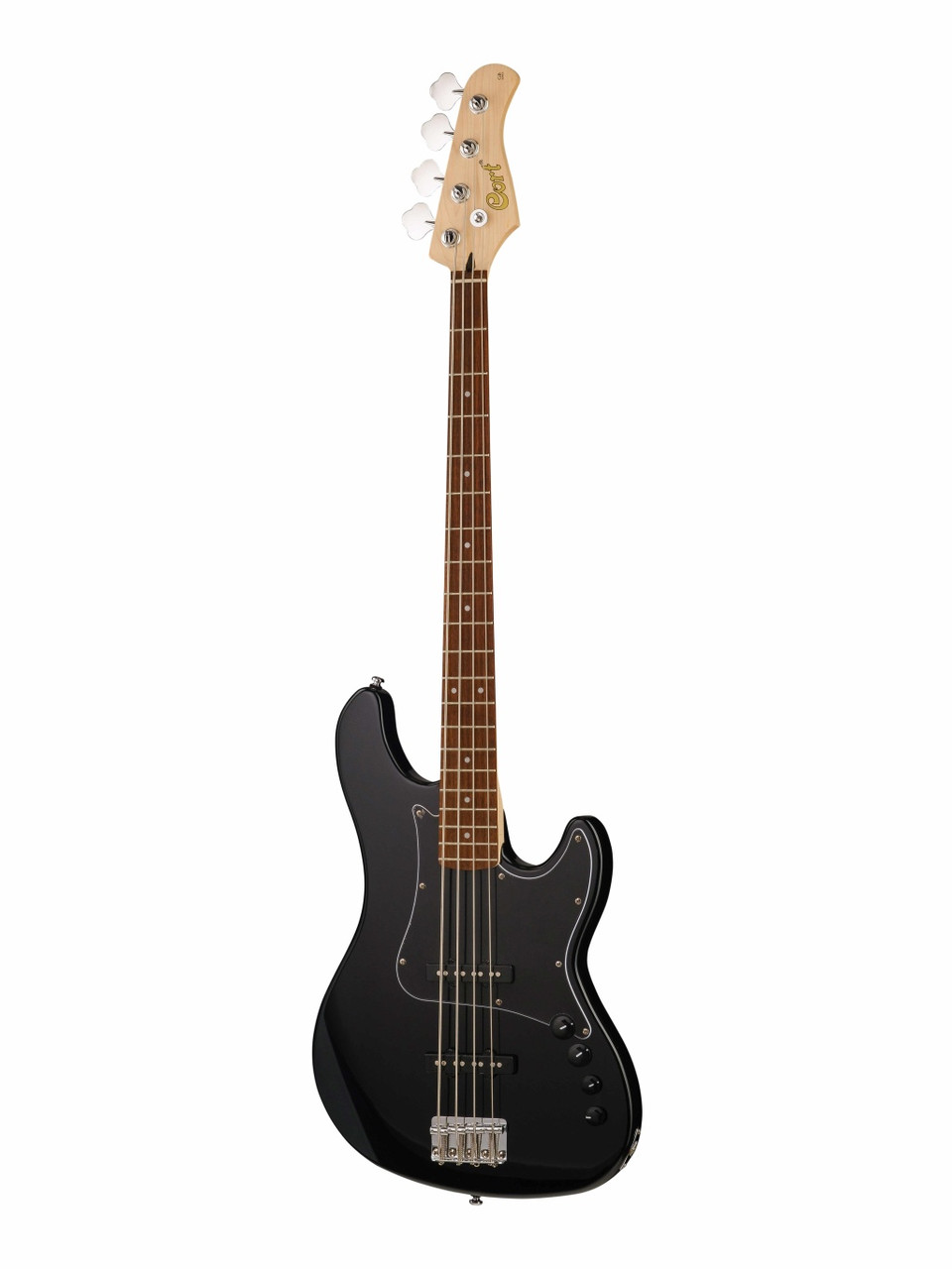 Бас-гитара, черная, Cort GB34JJ-BK