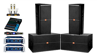 Комплект музыкальной аппаратуры 3600 ватт