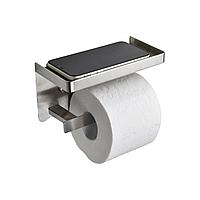 PH029M Держатель для туалетной бумаги с подставкой для телефона матовый