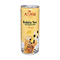 Коньяк дәндері қосылған сүтті шай Aziano Bubble Tea Манго 250 мл (24 дана-қаптама)