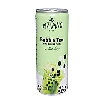 Чай молочный Aziano Bubble Tea Матча с семенами конжака 250 мл (24шт-упак)