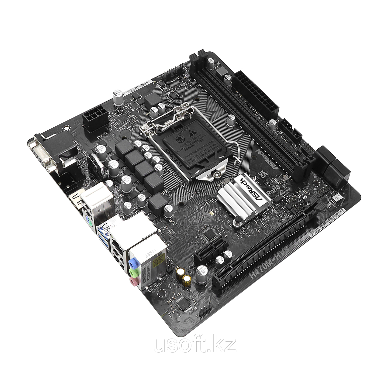 МАТЕРИНСКАЯ ПЛАТА ASROCK H470M-HVS R2.0, фото 1