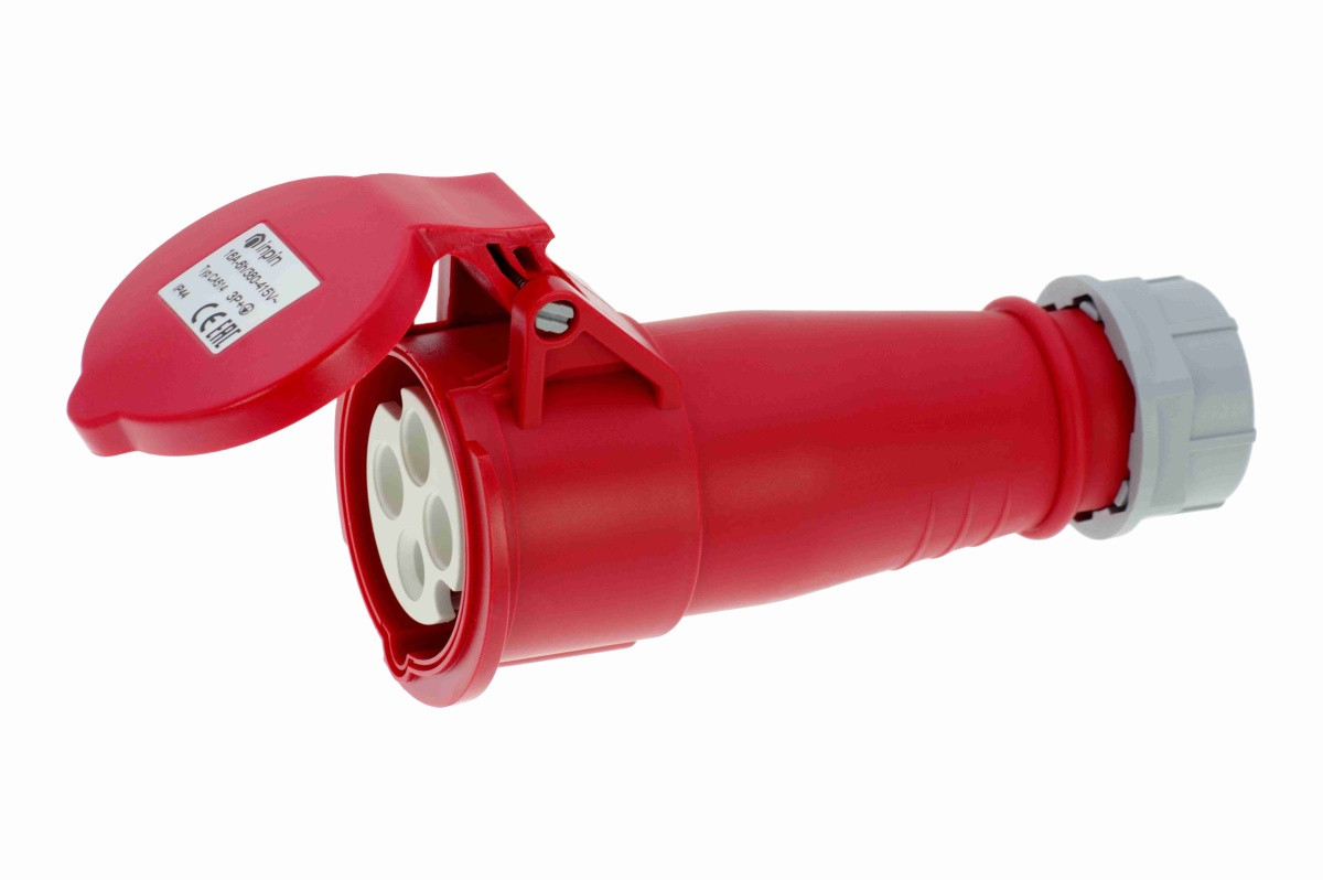 CA514 INPIN Розетка кабельная 16A/400V/3P+E/IP44