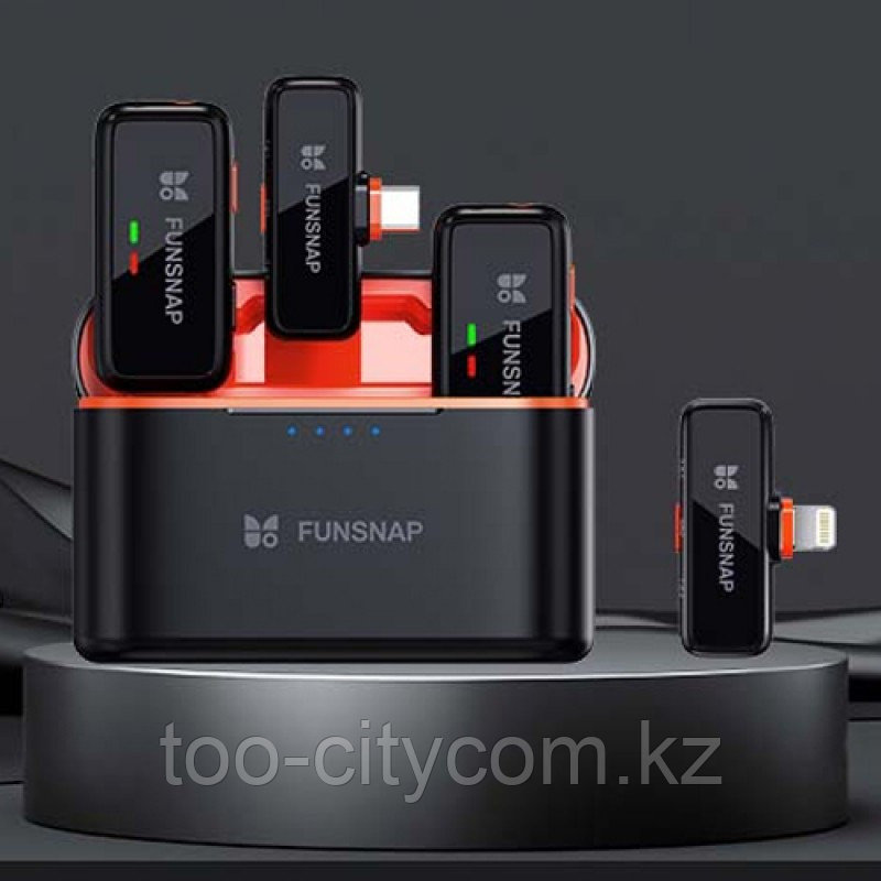 Беспроводные петличные микрофоны Xiaomi Funsnap S6 Type-C. Арт.7789
