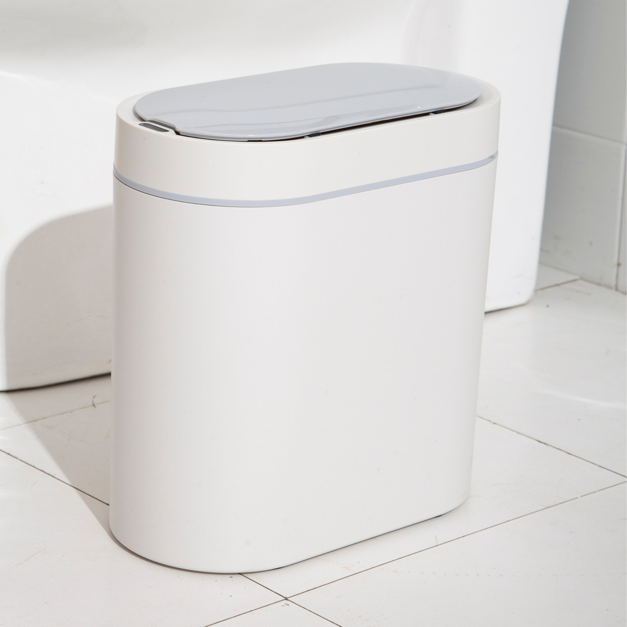 SB5711 Урна сенсорная 7 л. / ABS пластик / без внутреннего ведра, фото 1