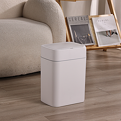 SB6115 Урна сенсорная 12 л. белая / ABS пластик / без внутреннего ведра