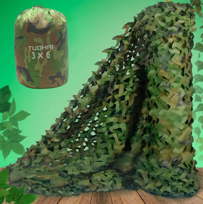 Маскировочная сеть с чехлом 3х6м камуфляжная