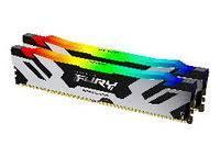 ОЗУ Kingston Fury Renegade Silver RGB, 48Gb (2x24Gb), DIMM DDR5, 6400Mt/s, CL32, KF564C32RSAK2-48