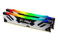 ОЗУ Kingston Fury Renegade Silver RGB, 48Gb (2x24Gb), DIMM DDR5, 6400Mt/s, CL32, KF564C32RSAK2-48 - фото 1 - id-p116367297