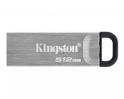 USB- Flash Kingston 512GB DataTraveler Kyson USB3.2 Gen 1 DTKN/512GB,200 МБ/с чтение, 60 МБ/с запись, Silver - фото 1 - id-p116367288
