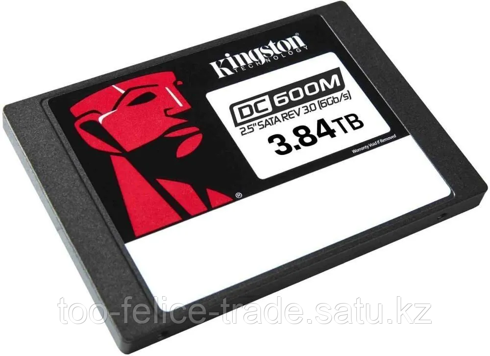 Твердотельный накопитель SSD 3840 Gb SATA 6Gb/s Kingston DC600M SEDC600M/3840G 2.5" 3D TLC - фото 1 - id-p116180243