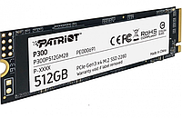 SSD 512 Гб қатты күйдегі диск M.2 PCI-E Patriot P300 P300P512GM28