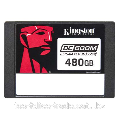 Твердотельный накопитель SSD 480 Gb SATA 6Gb/s Kingston DC600M SEDC600M/480G 2.5" 3D TLC - фото 1 - id-p116180233