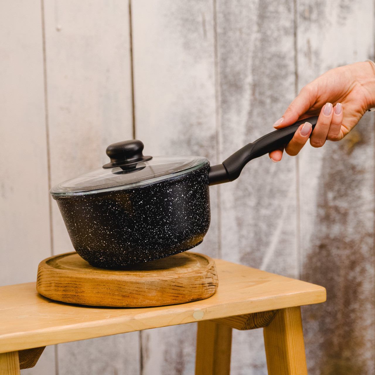 Ковш Гранит 2 л (TS-G09 2.0G) TS Kitchen, фото 1