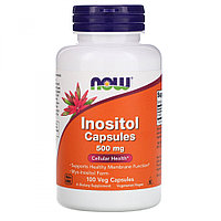 Инозитол Now Foods 500 мг, 100 вегетарианских капсул